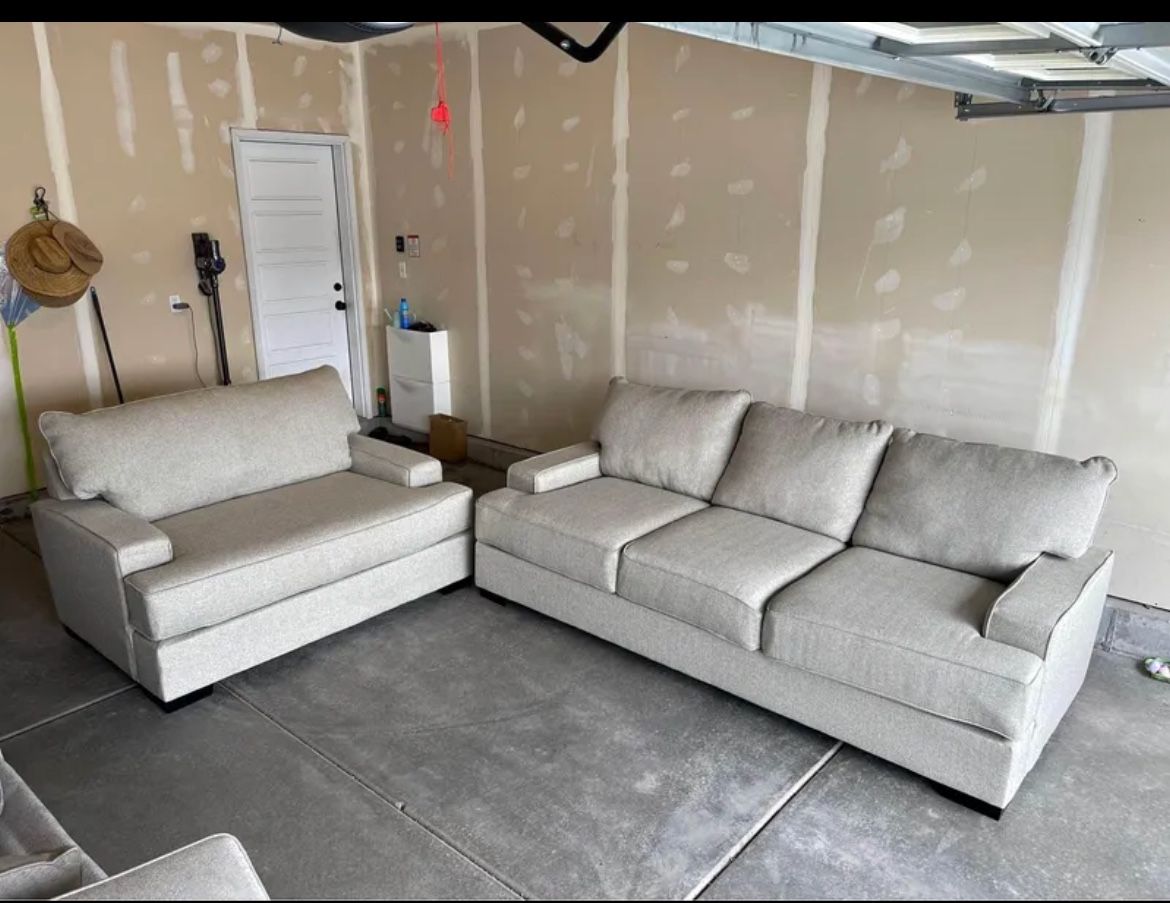 Sofa and Love Seat
