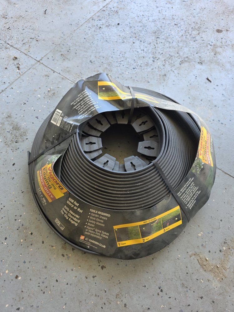 Vigoro Heavy-Duty 100ft No-Dig Landscape Edging - Durable, Warp/Rot Proof Garden Border