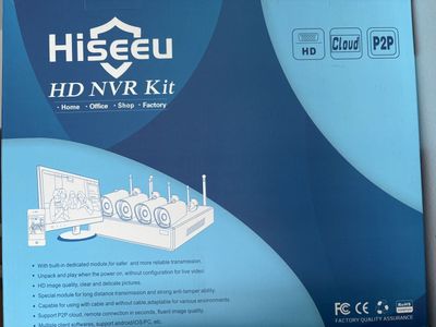 Hiseeu HD NVR Kit - Home, Office, Shop, Factory Security System