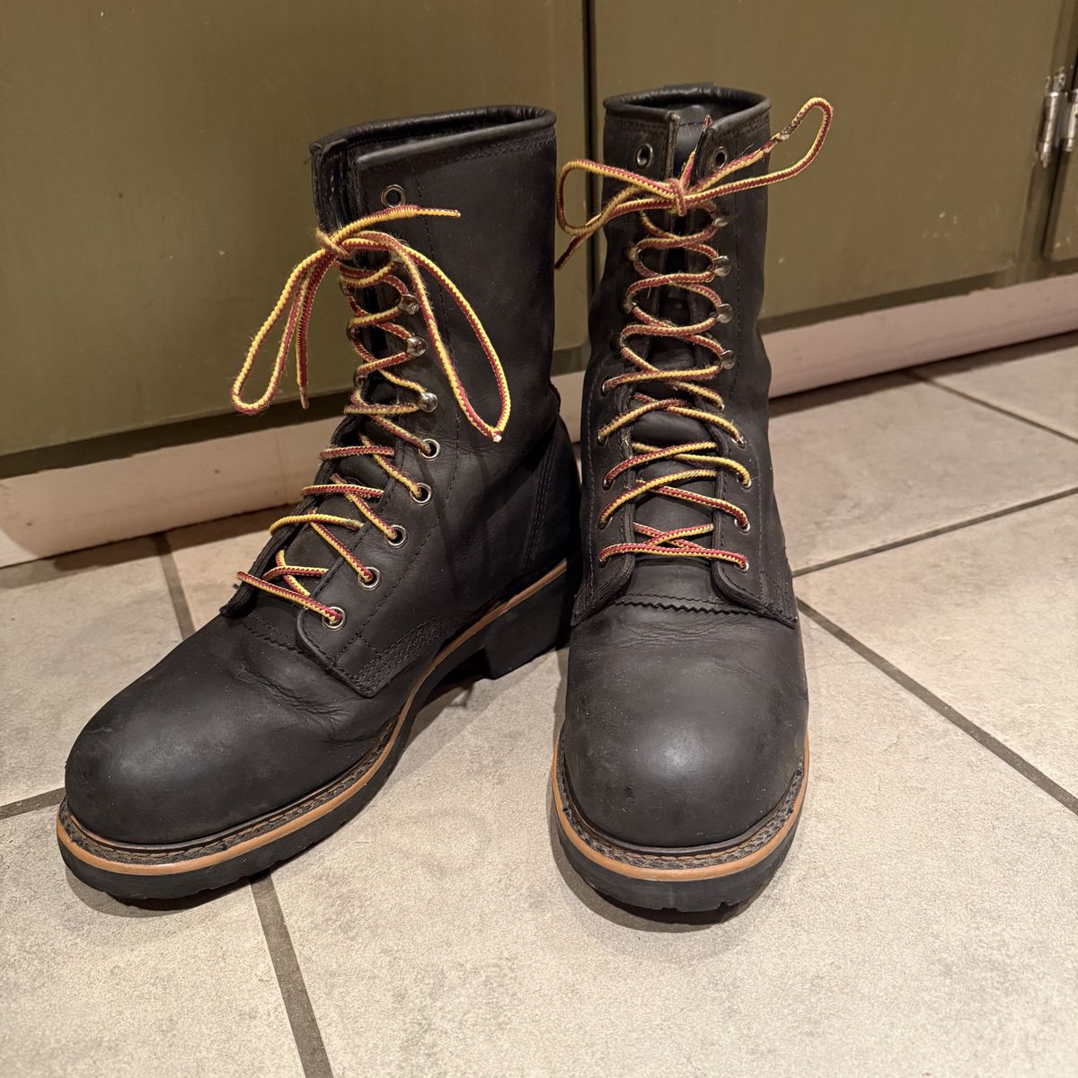 Golden Retriever Steel Toe Work Boots 9