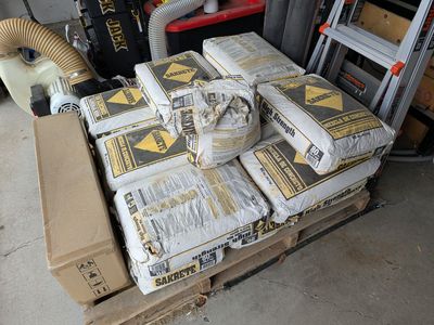 Concrete - 15 bags (plus a half)
