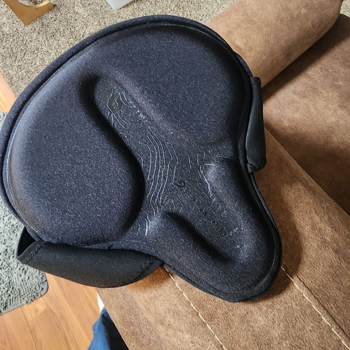 Bell Memory Foam Cruiser Bicycle Seat Pad, Black,