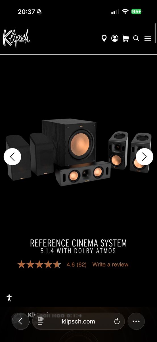 Klipsch Reference Cinema 5.1.4 for Atmos