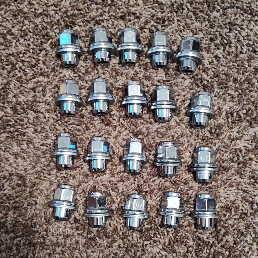 20 OEM Toyota lug nuts  prius corolla camry rav4