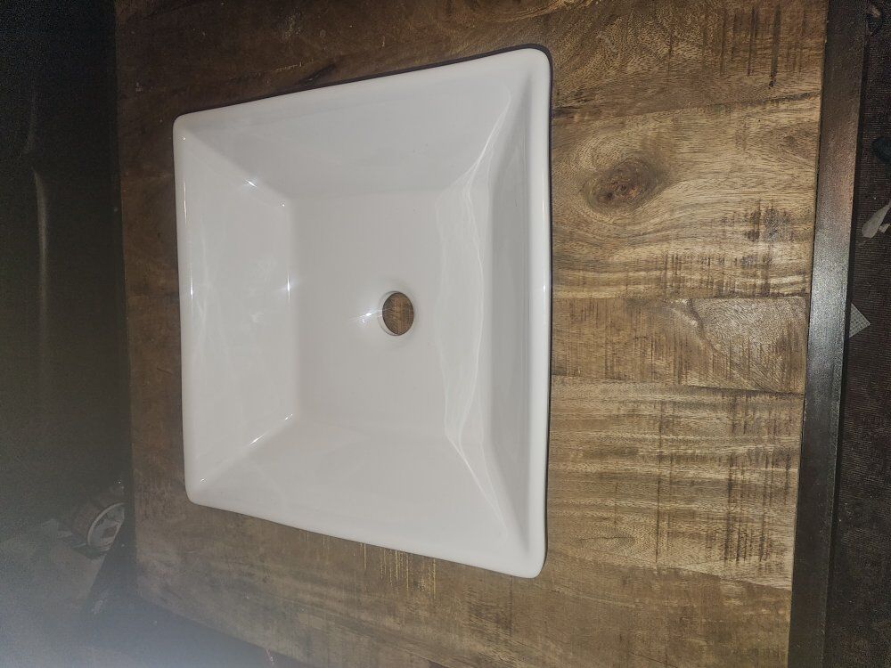 vessel sink new in box