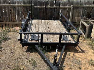 Karavan flat bed trailer 5.5x9