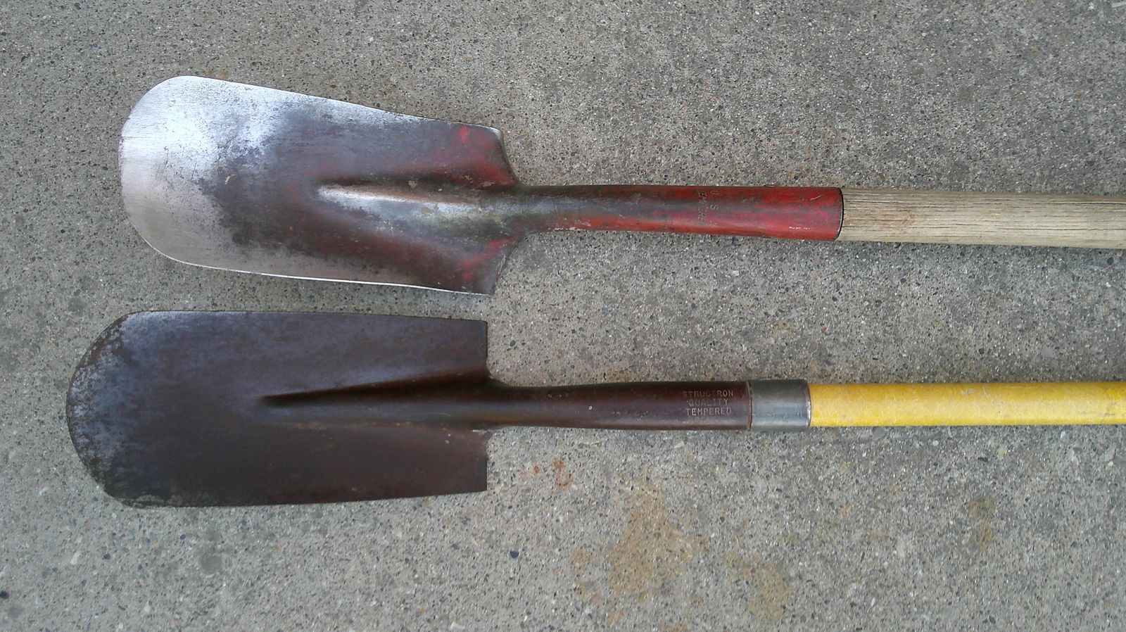 2--Trench Shovels Long Handles $10 EACH