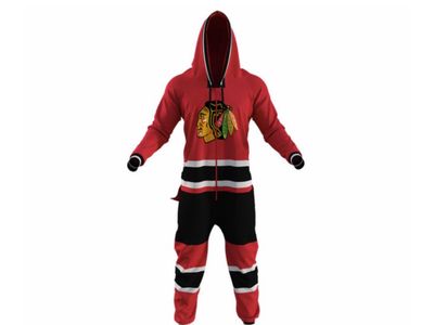 Hockey Sockey Chicago Blackhawks Onesie Medium