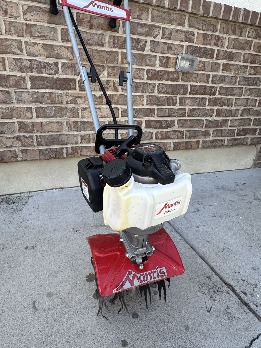 Mantis 4 Cycle Tiller - Like New ( Honda GX25 )