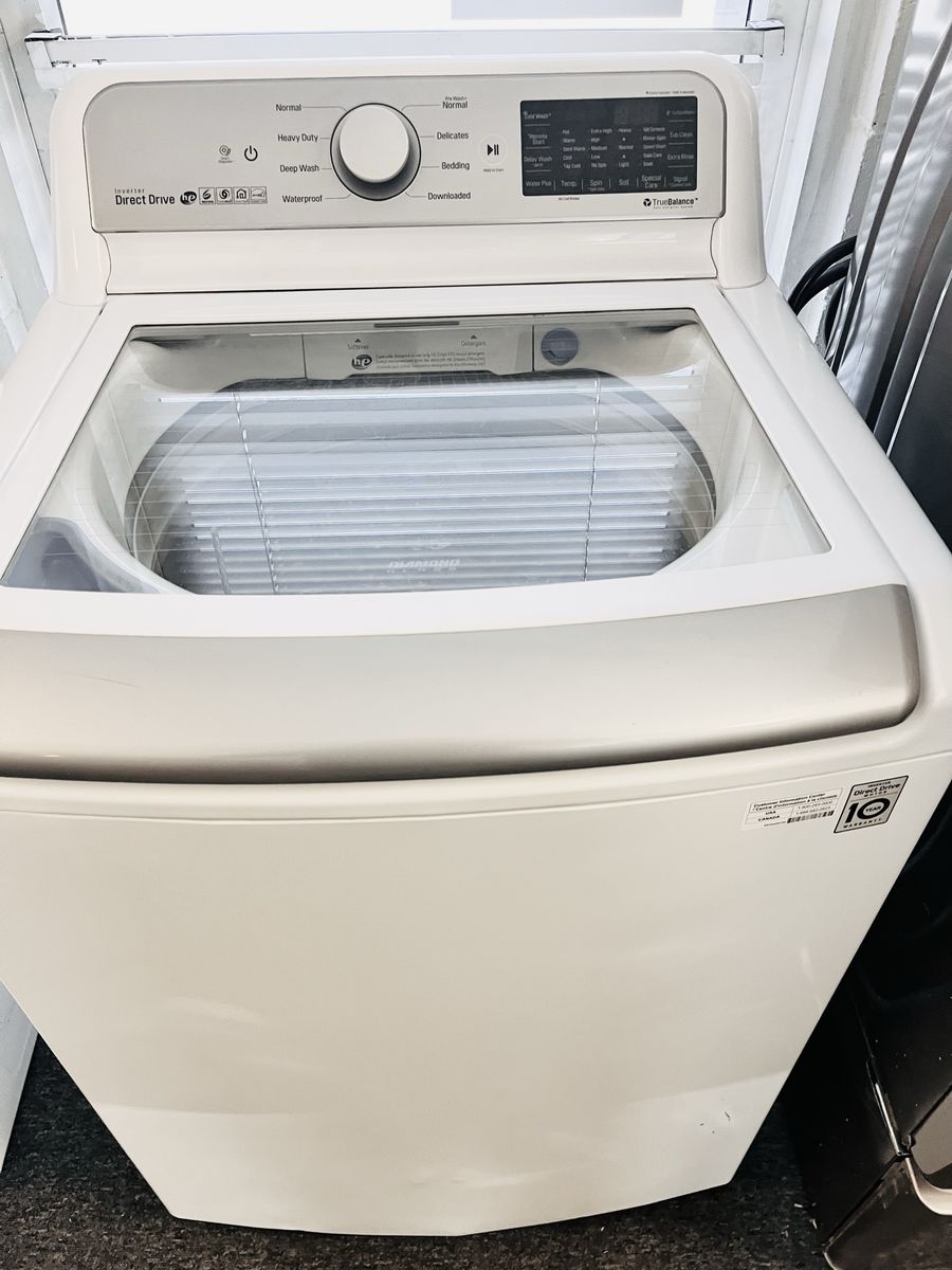LG súper capacity washing machine