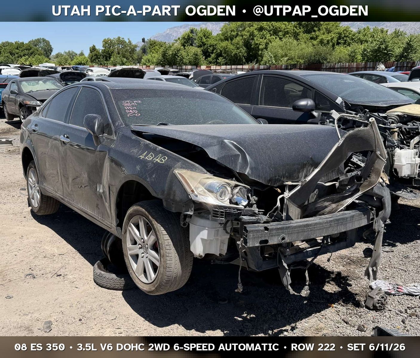 2008 Lexus ES 350 Parts - UTPAP Ogden