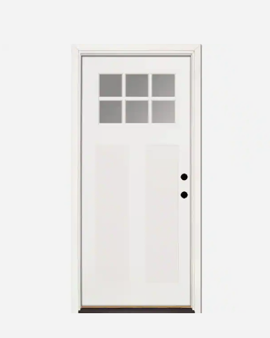 Exterior door - fiberglass, new