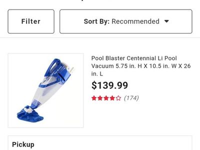 Pool blaster vacuum