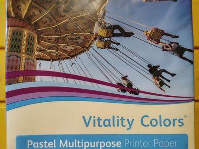 Xerox Vitality Colors Pastel Multipurpose Printer Paper 8.5 x 11 20 lb 500 Sheets X2