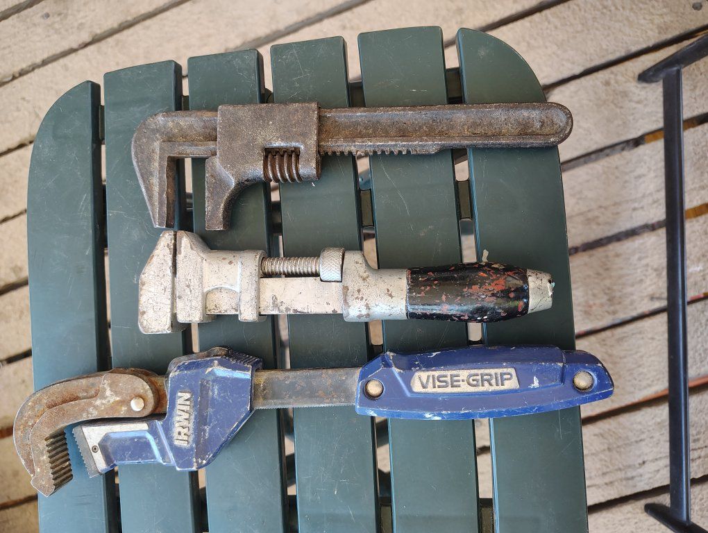 IRWIN Vise-Grip Pipe Wrenches - Set of 3 Assorted Sizes, Heavy Duty Plumbing Tools