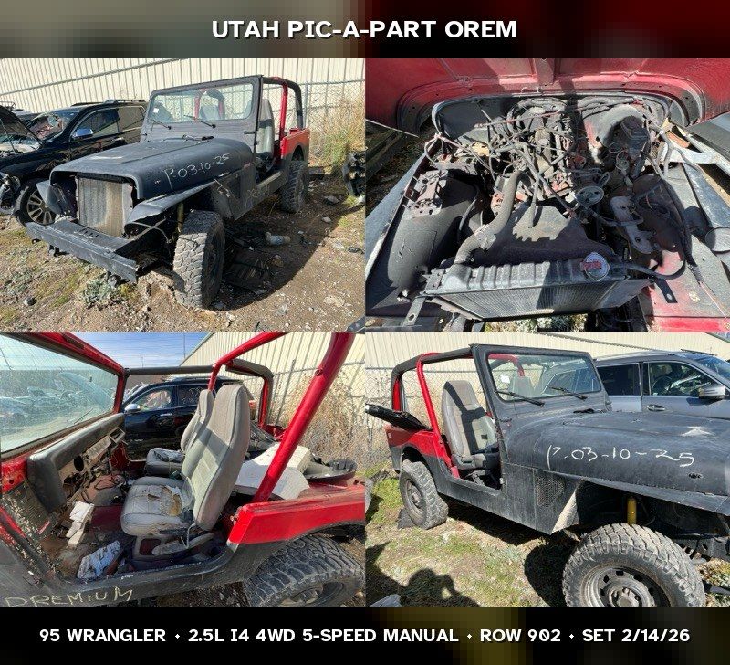 1995 Jeep Wrangler YJ Parts - UTPAP Orem