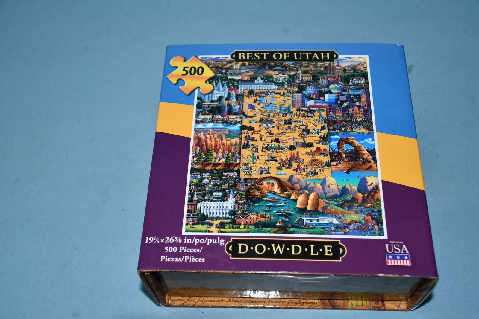 DOWDLE "BEST OF UTAH" 500 Piece Jigsaw Puzzle ~ COMPLETE!