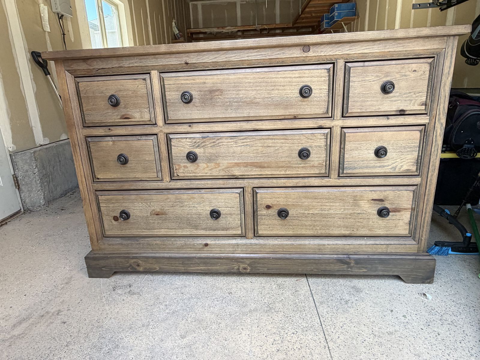 6 drawer dresser tall Garvee 6-Drawer Tall Boho Dresser with Curved Legs, Rattan Accents, and Freestanding Storage