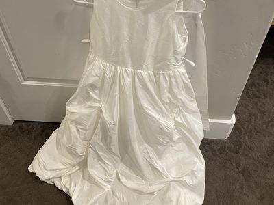 Free Baptism Dress size 8/10 girls