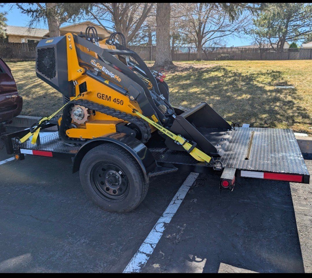 For Rent - GEM 450 Mini Skid Steer w/trailer