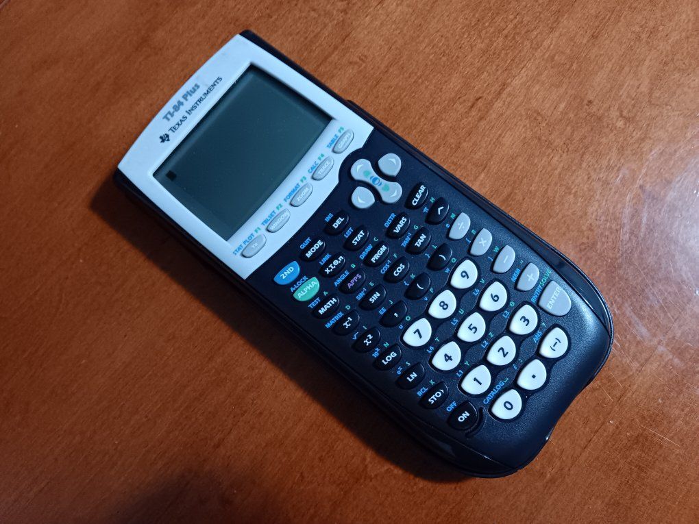 Texas Instruments TI-84 Plus Graphing Calculator - Black.
