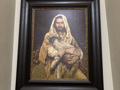Jesus With Lamb Painting
