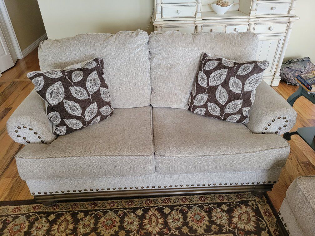 Ashley couch and loveseat
