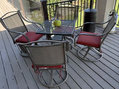 Patio chair and table