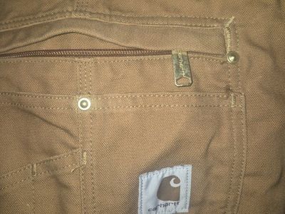 MUST SELL ..BRAND NEW!!!
Carhartt Men's Canvas Overalls - Brown, Size 34x32 - Durable Workwear/Casual