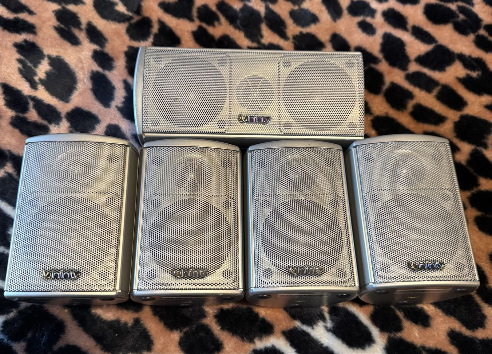 Infinity Centenial CMM55 Center Channel Speaker & 4x SAT450 Satellite Speakers Home Theater System