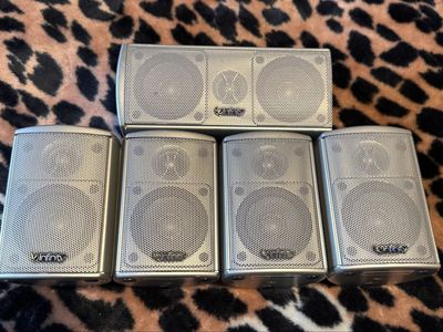 Infinity Centenial CMM55 Center Channel Speaker & 4x SAT450 Satellite Speakers Home Theater System