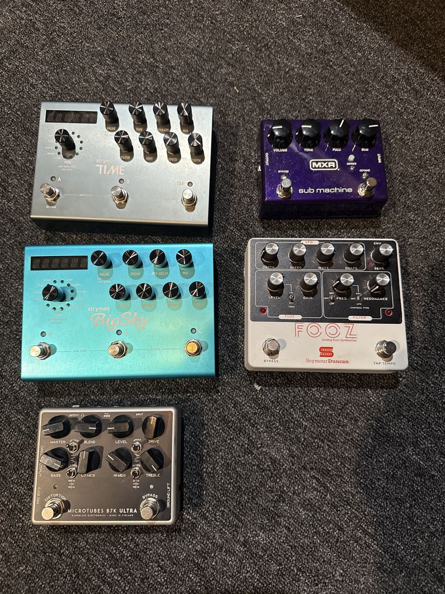 Guitar and Bass Pedals Strymon/MXR/Dunlop/Dark Gla