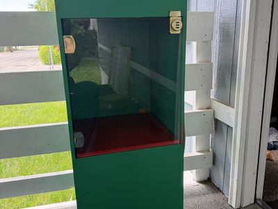 Locked Dolce and Gabbana perfume display