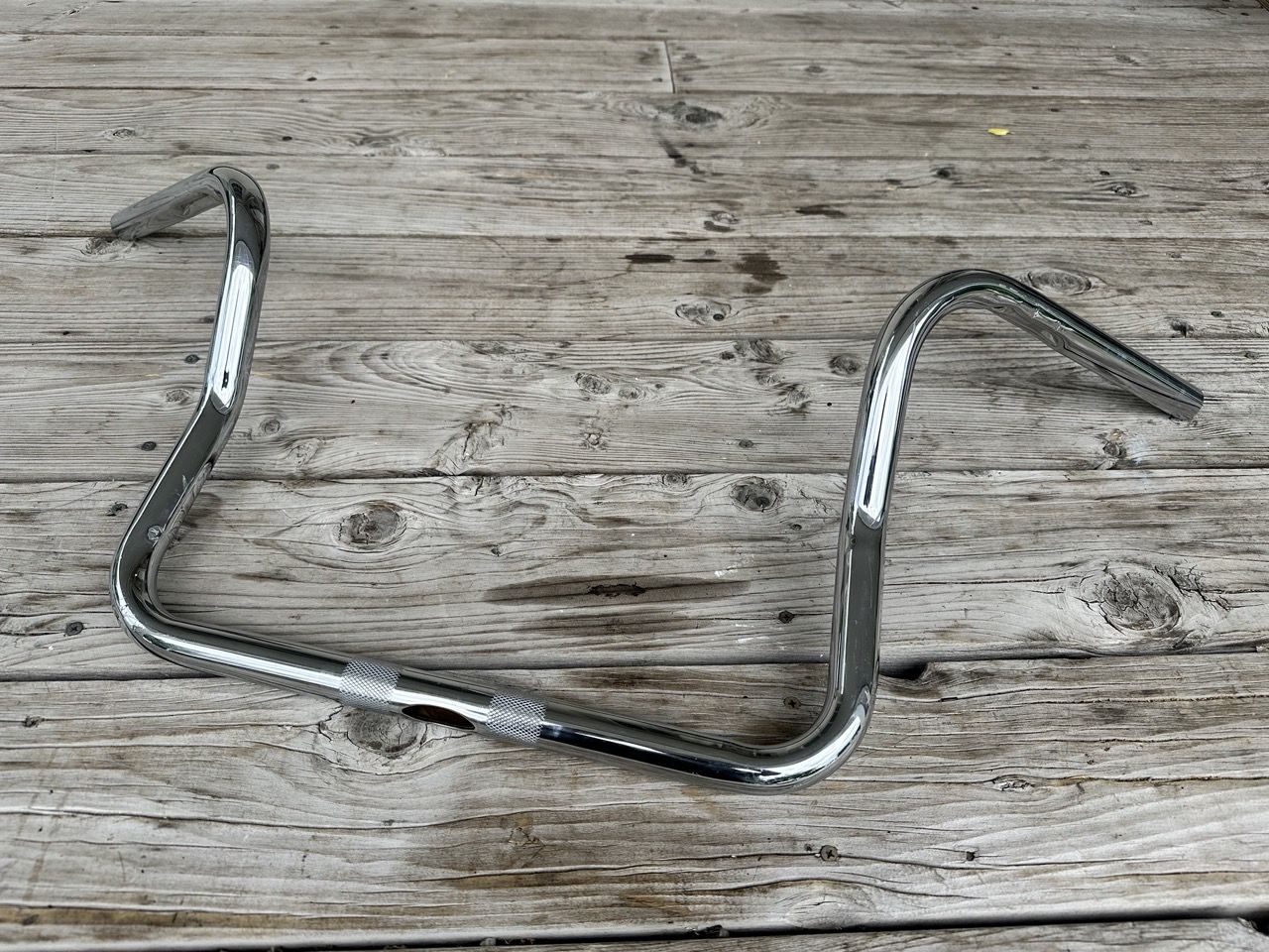 14" Chrome Ape Hanger Handlebars for Harley-Davidson Bagger / Touring (1-Inch / TBW / Pre-Drilled)