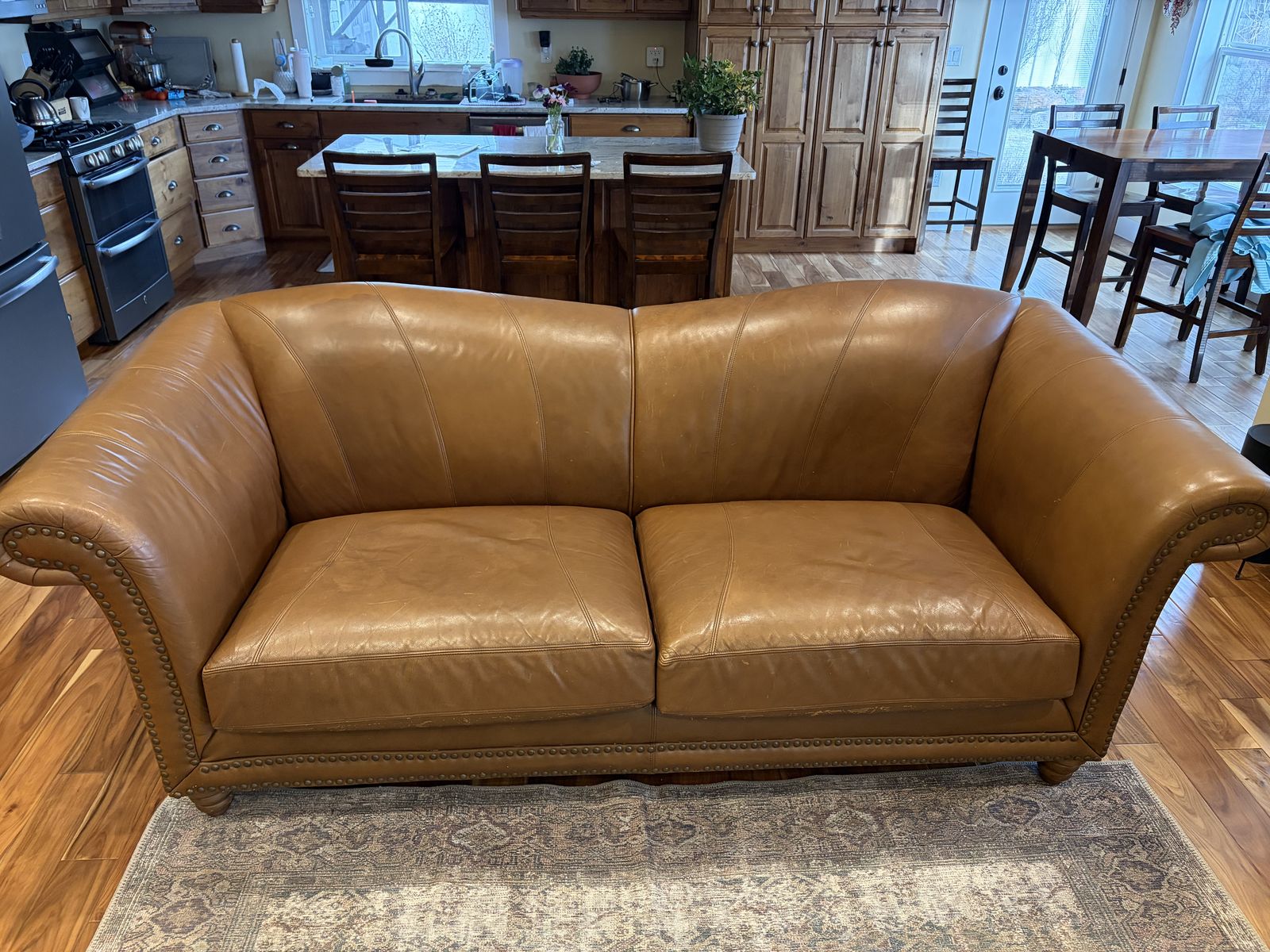 Leather sofa, Loveseat And Chair Set