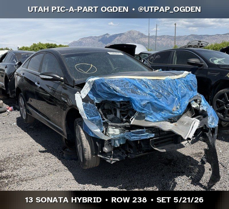 2013 Hyundai Sonata Hybrid Parts - UTPAP Ogden