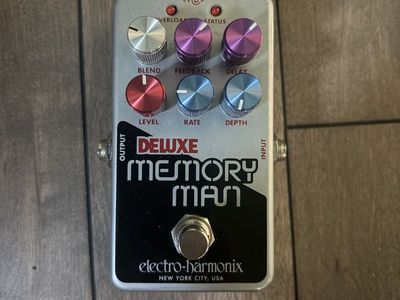 Electro-Harmonix Deluxe Memory Man Analog Delay/Chorus/Vibrato Guitar Pedal