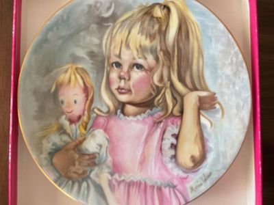 Mother's Day 1976 Haviland Limoges Collector Plate "Pinky and Baby"