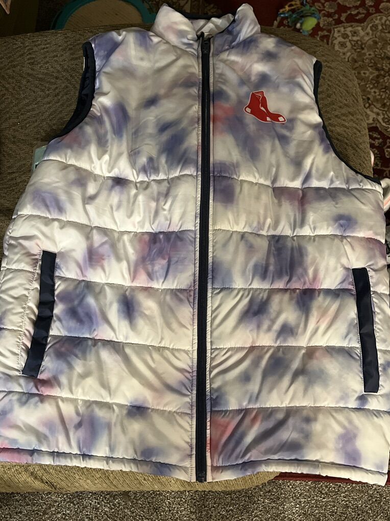 Grateful Dead  Tie Dye Puffer Vest Medium