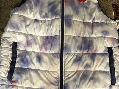 Grateful Dead Tie Dye Puffer Vest Medium