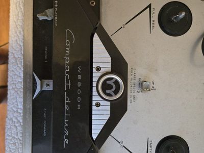 Vintage 10 inch reel to reel tape recorder.