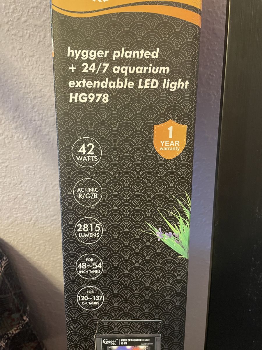 LED Aquarium Light - full spectrum with built in timer & 24/7 daylight settings