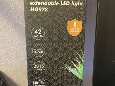 LED Aquarium Light - full spectrum with built in timer & 24/7 daylight settings