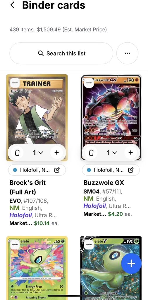 Pokemon Card Collection For Sale