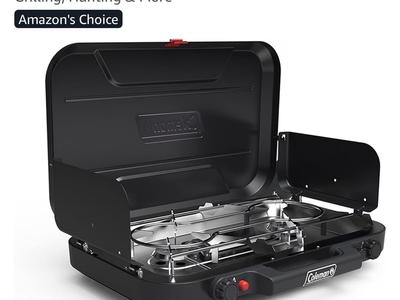 Coleman Classic 3-Burner Propane Camping Stove with InstaStart Ignition & 28,000 BTUs
