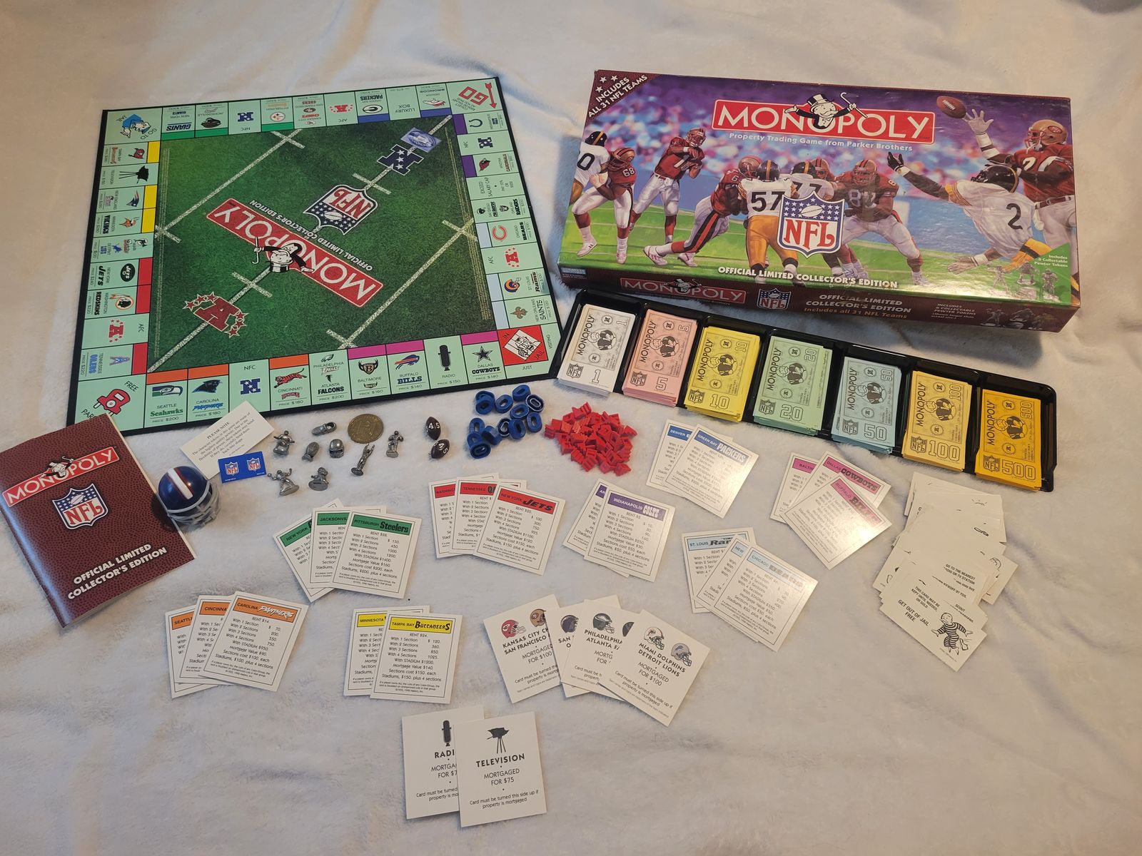 Monopoly NFL official limited collector's edition