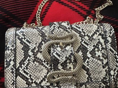 Express snake print purse