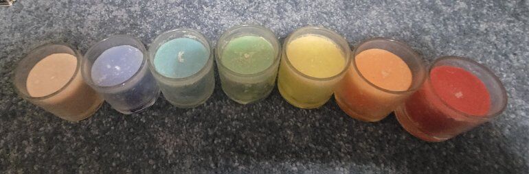 Votive and tea lights candles