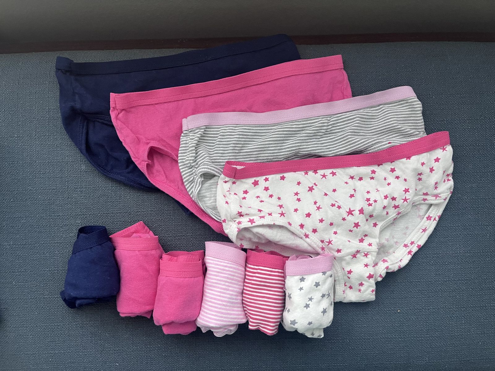 Girl Fruit of the Loom Panties (Underwear) Size 10 - 10 Total pair...6 new and 4 hardly worn