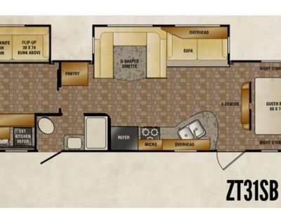 2015 Crossroads Zinger 310-SB - Bunkhouse
